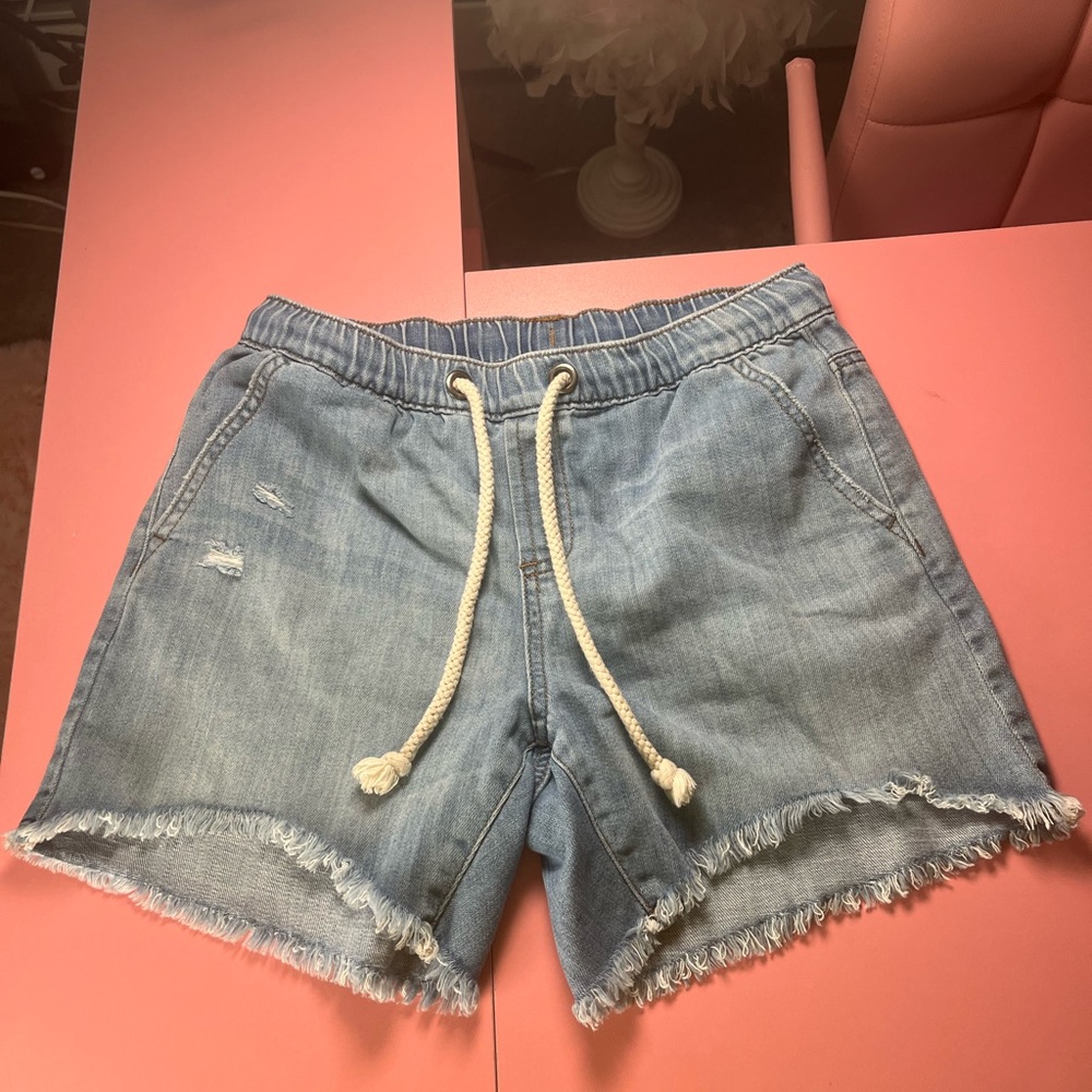 Aerie blue‎ denim Relaxed Shorts